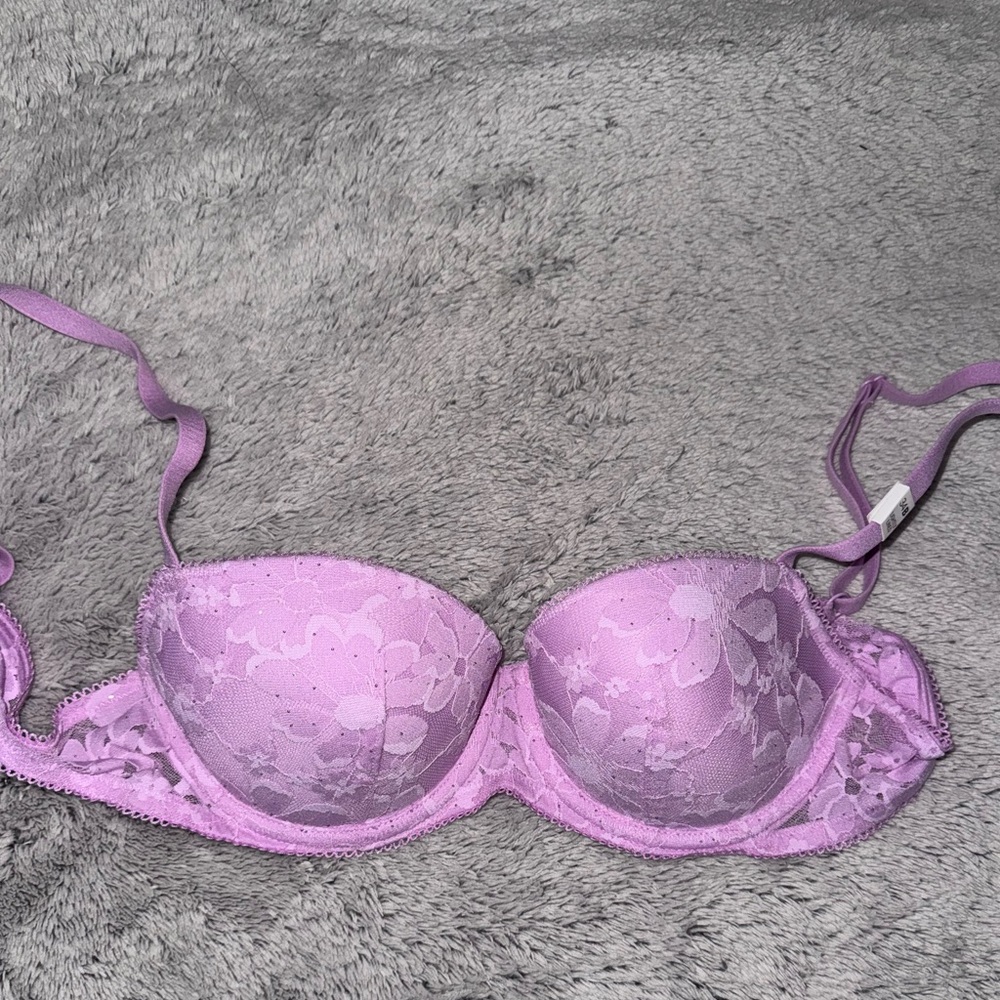 Victoria's Secret pink balconnette bra
